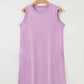 Mineral Wash Tank Mini Dress with Pockets
