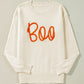 Halloween Boo Soft Knitted Sweater