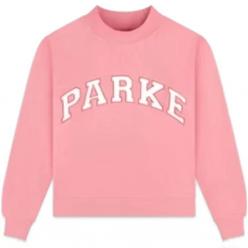 Pink Sports Fitness Printed Hoodie