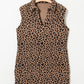 Leopard V Neck Mini Dress