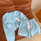 Women's Long-sleeved Sweatshirt + Shorts(WYSA27)