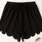 Scalloped Trim Beach Shorts