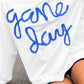Tinsel Game Day Drop Shoulder Graphic Sweatshirt