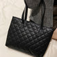 Quilted PU Leather Shoulder Bag