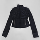 Slim Fit Full-Zip Athletic Yoga Jacket