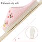 Cute Flowers Plush House Slippers