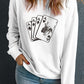 Ace Card Cowboy Graphic Trendy Sweatshirt