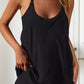 Plain Racerback Pocketed Sleeveless Romper