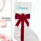 Customized Christmas stockings for the family