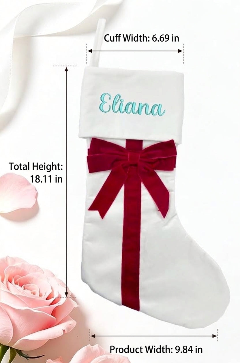 Customized Christmas stockings for the family