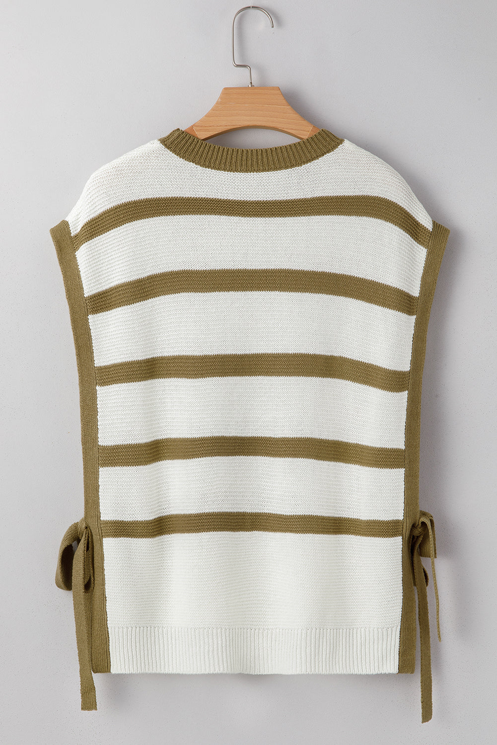Tie Open Side Sweater Knitted Top