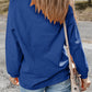 Embroidered Corduroy Sweatshirt
