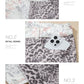 Multicolour Retro Floral Leopard Contrast Patchwork Raw Hem Jeans