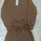 Women's Long-sleeved Sweatshirt + Shorts(WYSA27)