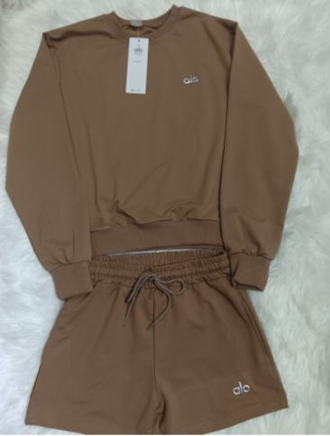 Women's Long-sleeved Sweatshirt + Shorts(WYSA27)