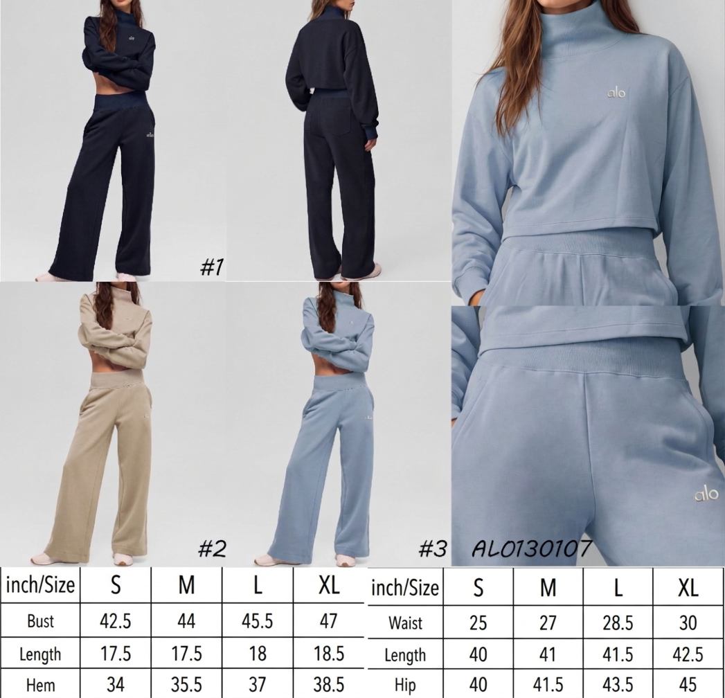 Women’s Wide-Leg Pants and Mock-Neck Top Set