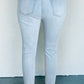 Mid Rise Ankle-Length Distressed Skinny Jeans