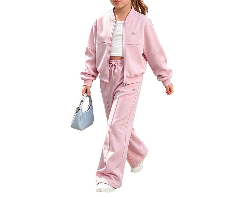 Kid's Zip-Up Jacket & Pants Set