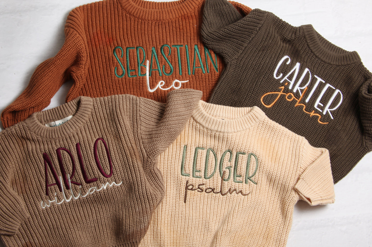 Custom Embroidered Sweaters