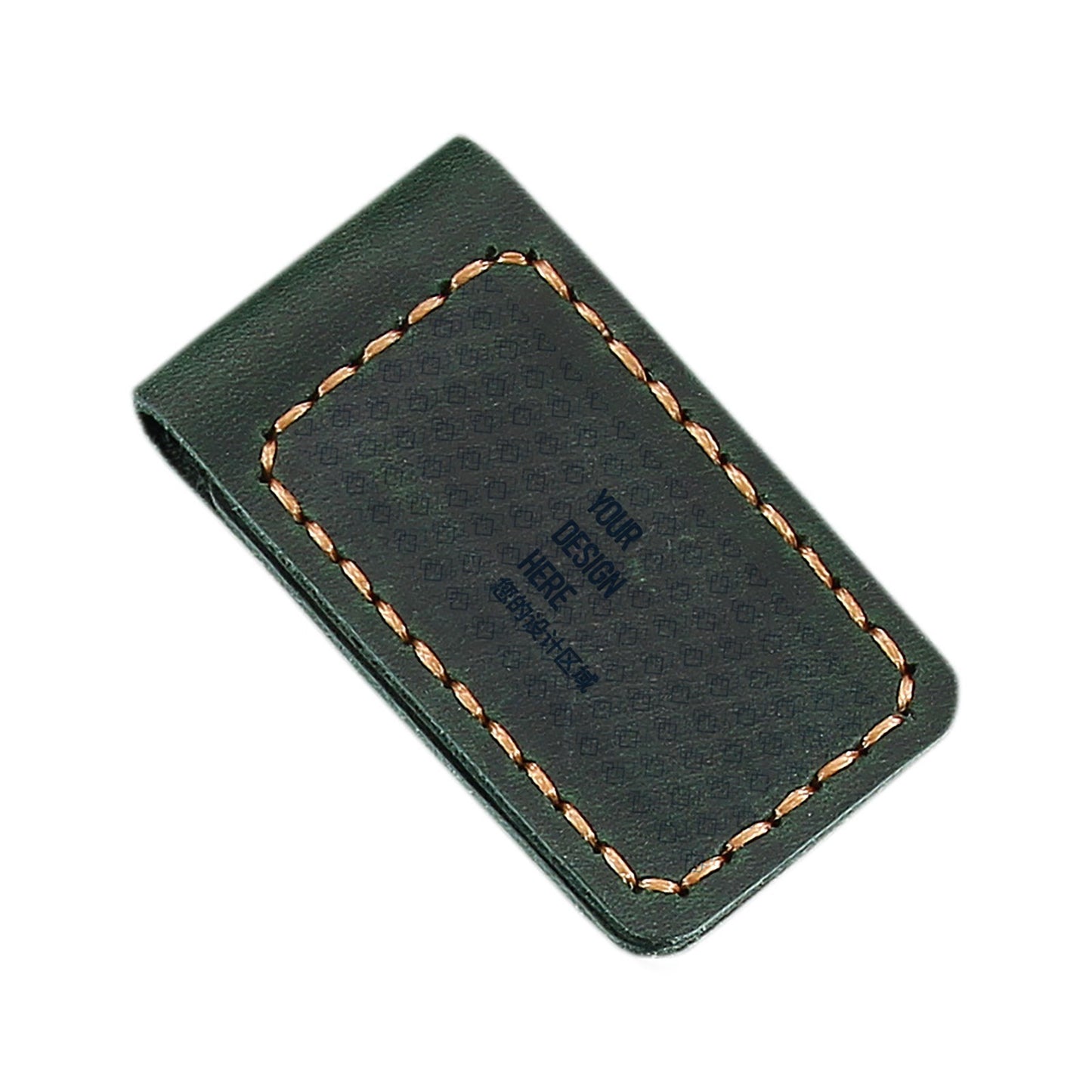 Customized Genuine Leather Magnetic Money Clip