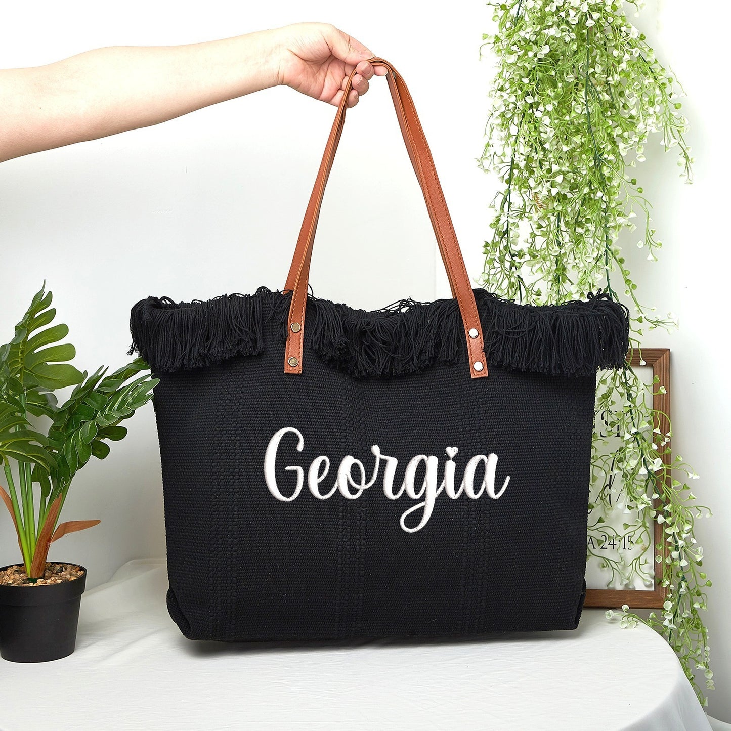 Custom-Double-Sided Embroidery Tote