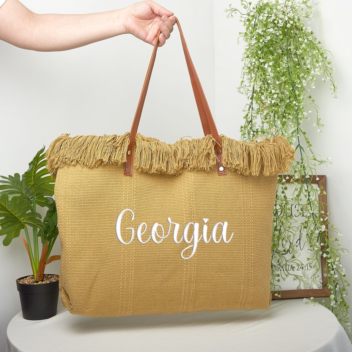 Custom-Double-Sided Embroidery Tote