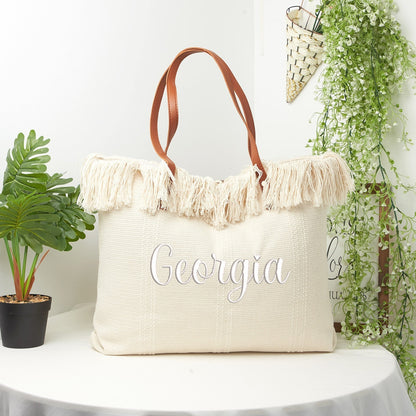 Custom-Double-Sided Embroidery Tote