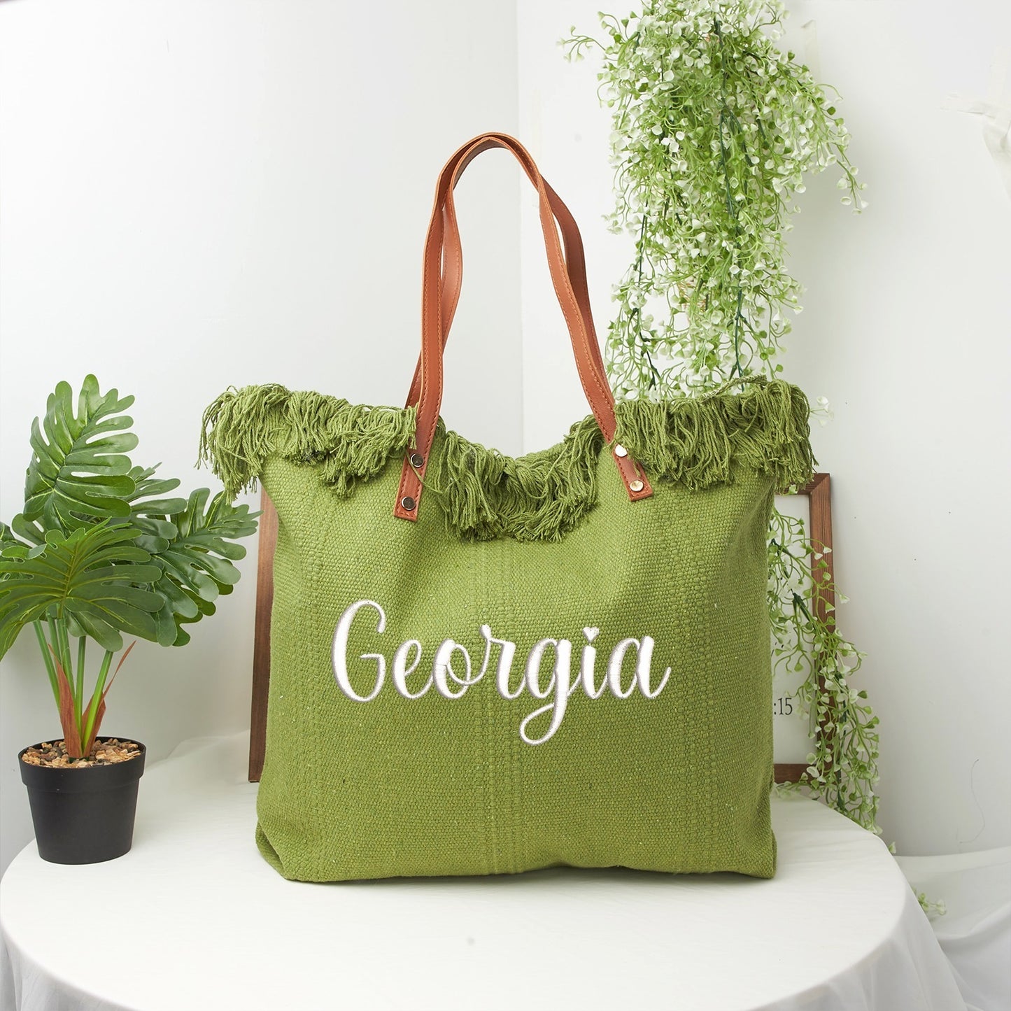 Custom-Double-Sided Embroidery Tote