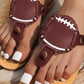 Baseball Flip-Flop Flat Sandals
