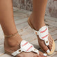 Baseball Flip-Flop Flat Sandals