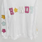 Glitter Howdy Patch Graphic Casual Sweatshirt