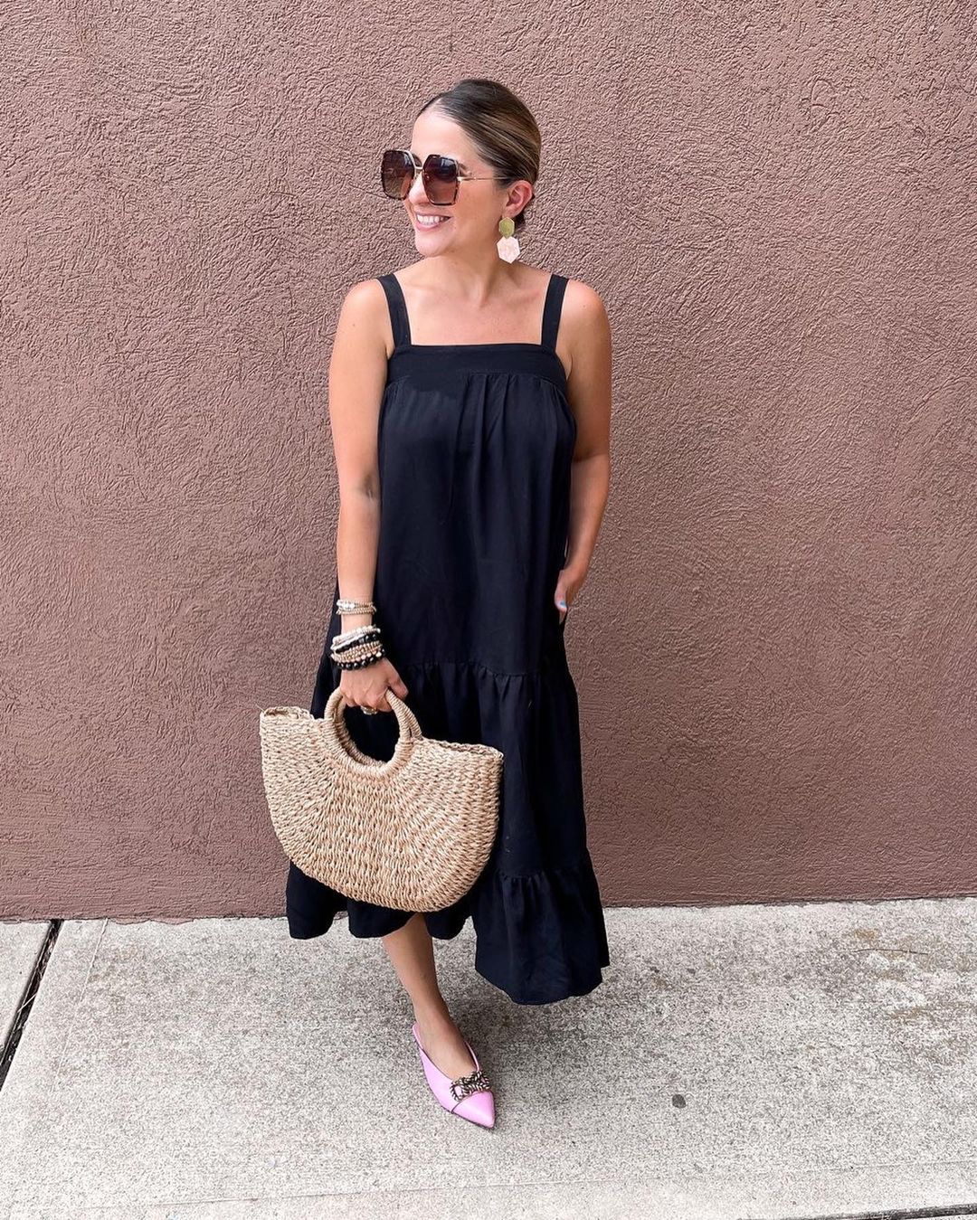 Large Straw Beach Bag - KOC