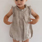 Linen Baby Bodysuit