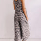 Casual Sleeveless Leopard Jumpsuit