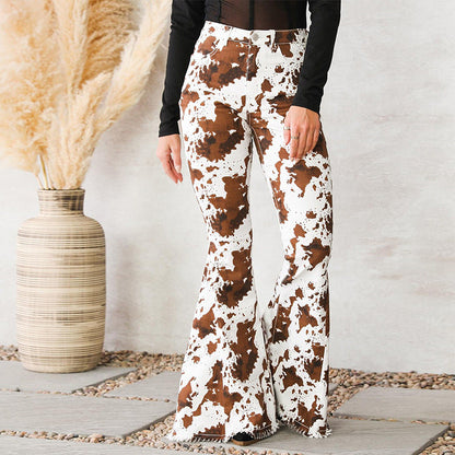 Brown Cow High Rise Flared Jeans