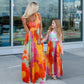 Printed Mom & Me Maxi Dress