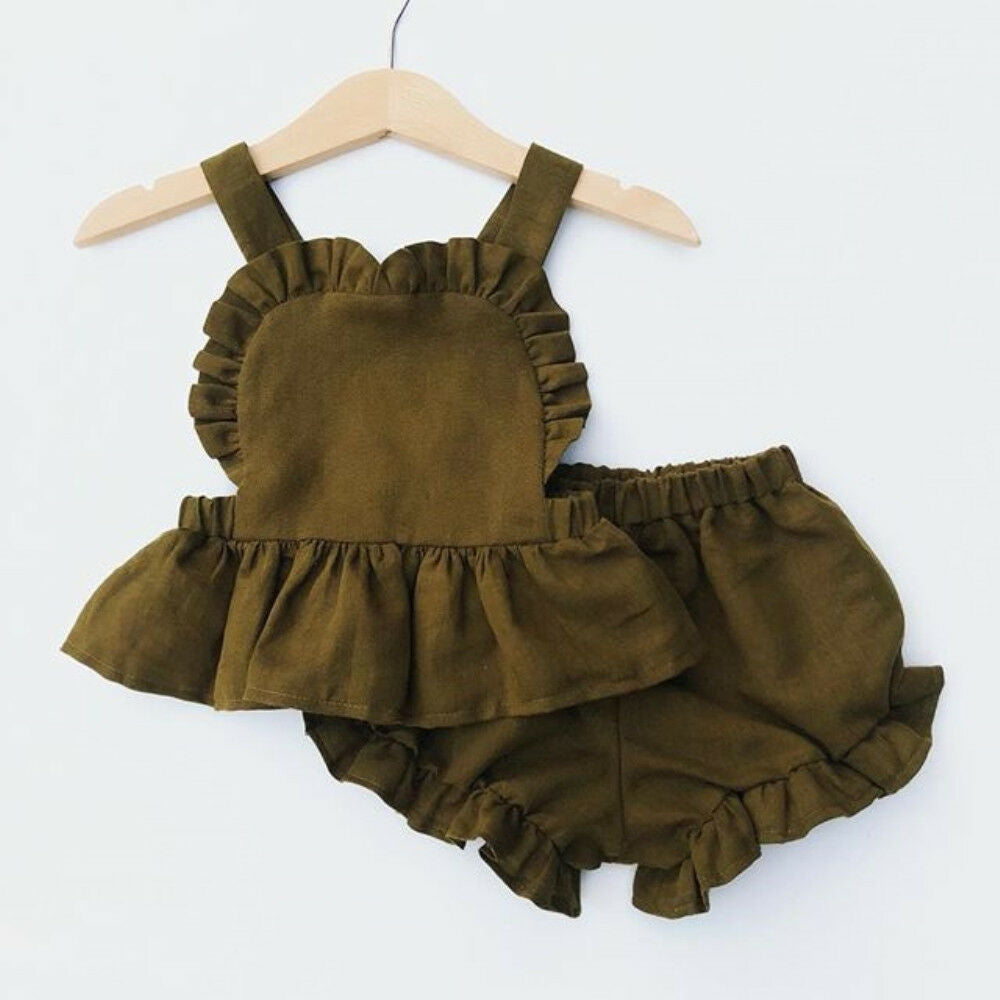 Baby Cotton Ruffle Set