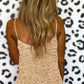 Spaghetti Sequined V Neck Tank Top