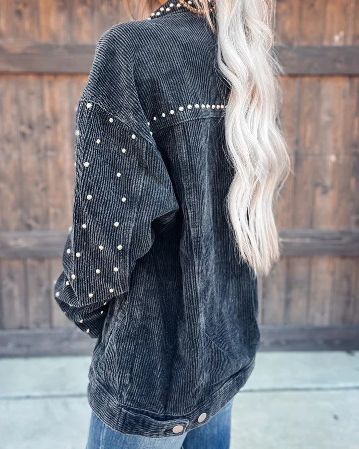 Studded Corduroy Jacket