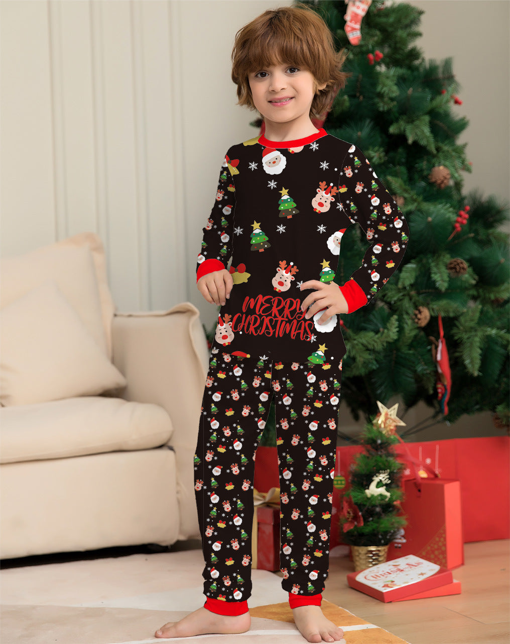 (05) Kid's Christmas Pajamas Family Pack