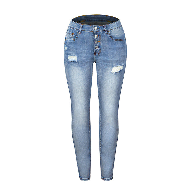 Women's Button Up Jeans