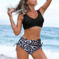 Printed Drawstring Swimsuit