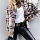 Long Sleeve Vintage Plaid Jacket
