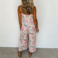 Floral Suspender Jumpsuit