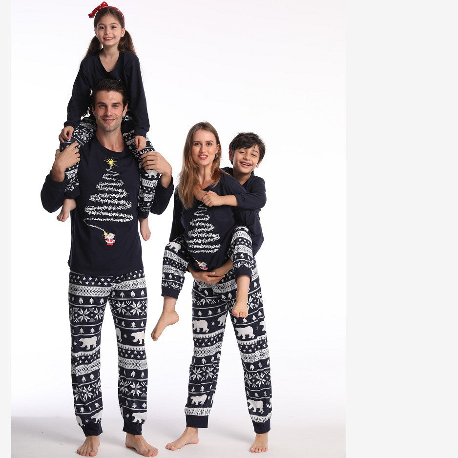 (01) Mom and Dad Christmas Pajamas Family Pack