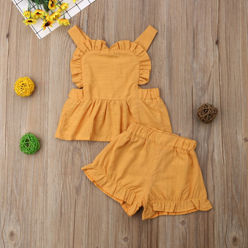 Baby Cotton Ruffle Set