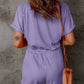 V-neck Pocket Jumpsuit