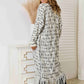 Maxi Cardigan in Multi Colors with Fringe Hem