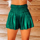 Elasticated Waist Drape Glitter Shorts