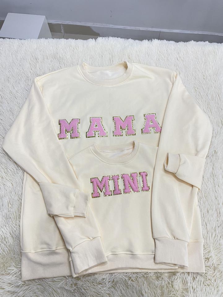 MAMA Parent-child Pullover Sweater